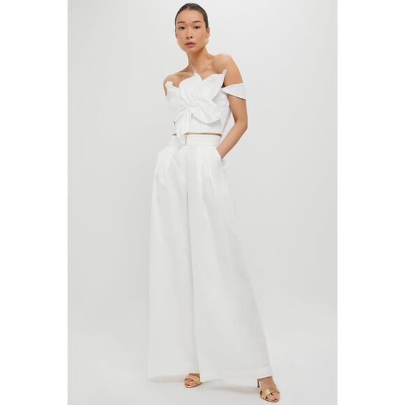 ANDRES OTALORA Off-White Loto Embellished Top Size 2 NWT Retail $645 Tuckernuck - Picture 7 of 7